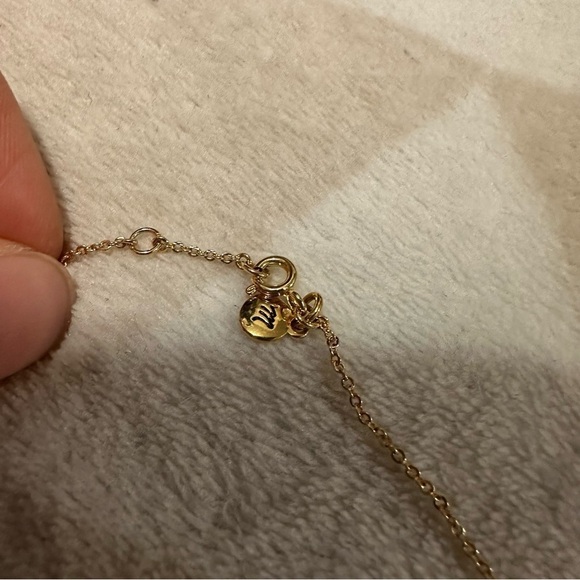 NWOT Madewell Demi-Fine Bezel Set Lariat Necklace - Picture 5 of 5